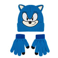 КОМПЛЕКТ ОТ ДВЕ ЧАСТИ,ШАПКА С РЪКАВИЦИ SONIC