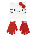 КОМПЛЕКТ ОТ ДВЕ ЧАСТИ,ШАПКА И РЪКАВИЦИ HELLO KITTY