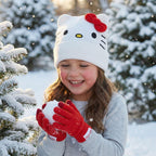 КОМПЛЕКТ ОТ ДВЕ ЧАСТИ,ШАПКА И РЪКАВИЦИ HELLO KITTY