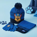 КОМПЛЕКТ ОТ ТРИ ЧАСТИ,ШАПКА,ШАЛ И РЪКАВИЦИ PAW PATROL